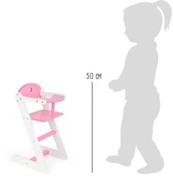 Small Foot Puppenhochstuhl Pink