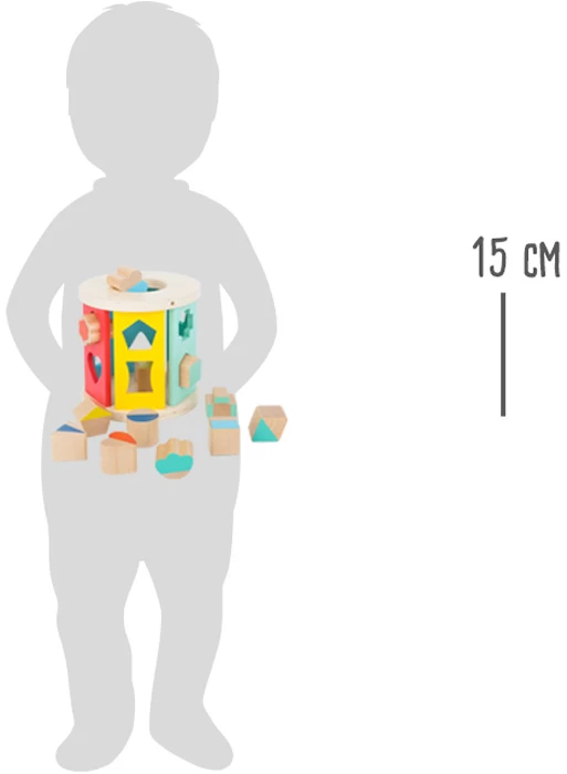 Small Foot Steckwürfel Holzrolle - Image 4