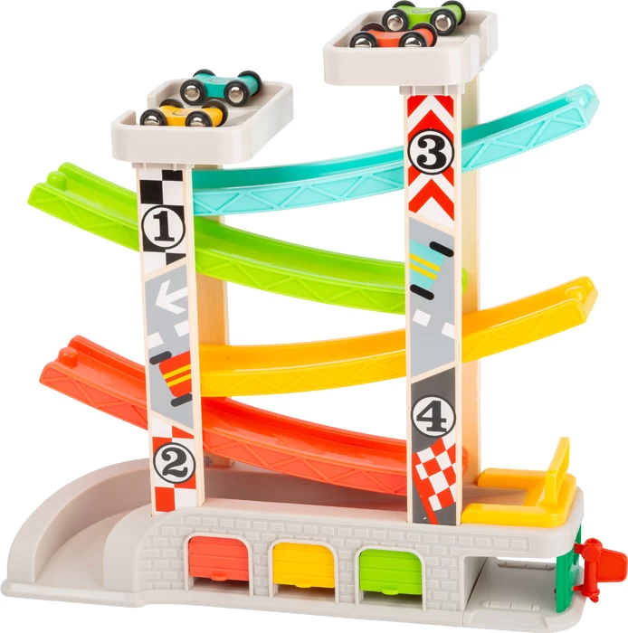 Small Foot Rennbahn Mit Parkdeck Und Garagen - Image 2