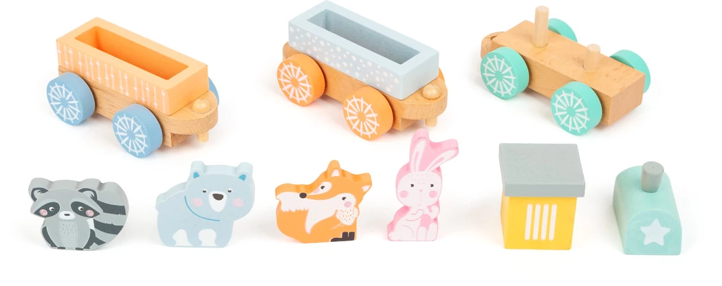 Small Foot Holzzug Pastell - Image 3