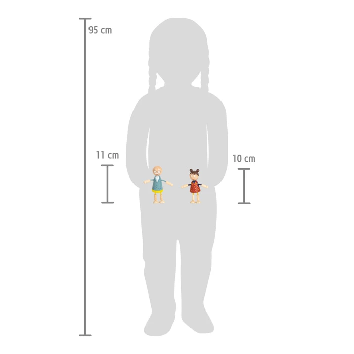 Small Foot Biegepuppen-Familie Aus Holz - Image 2