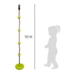 Small Foot Tellerschaukel Mit Kletterseil