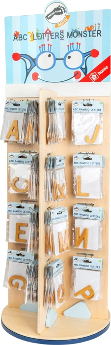 Small Foot Display Holzbuchstaben Bambus Bestückt