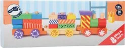 Small Foot Holzzug Steckspiel Kunterbunt