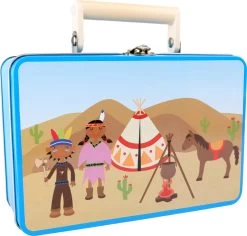 Small Foot Kinderkoffer Indianer-Set