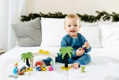 Small Foot Spielset Holzkrippe