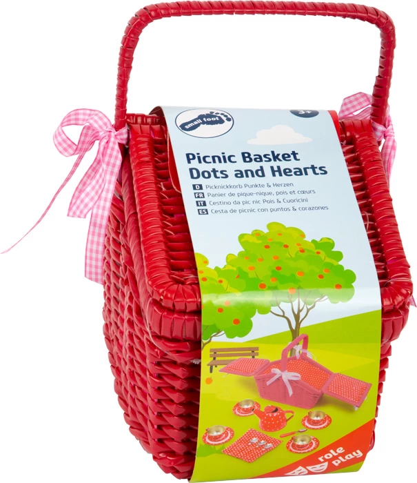 Small Foot Picknickkorb Punkte & Herzen – Bild 2