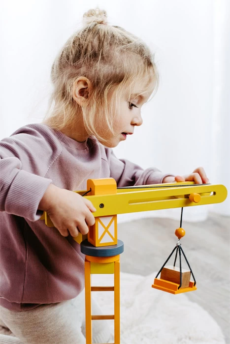 Small Foot Baukran Mit Baustellenzubehör - Image 8